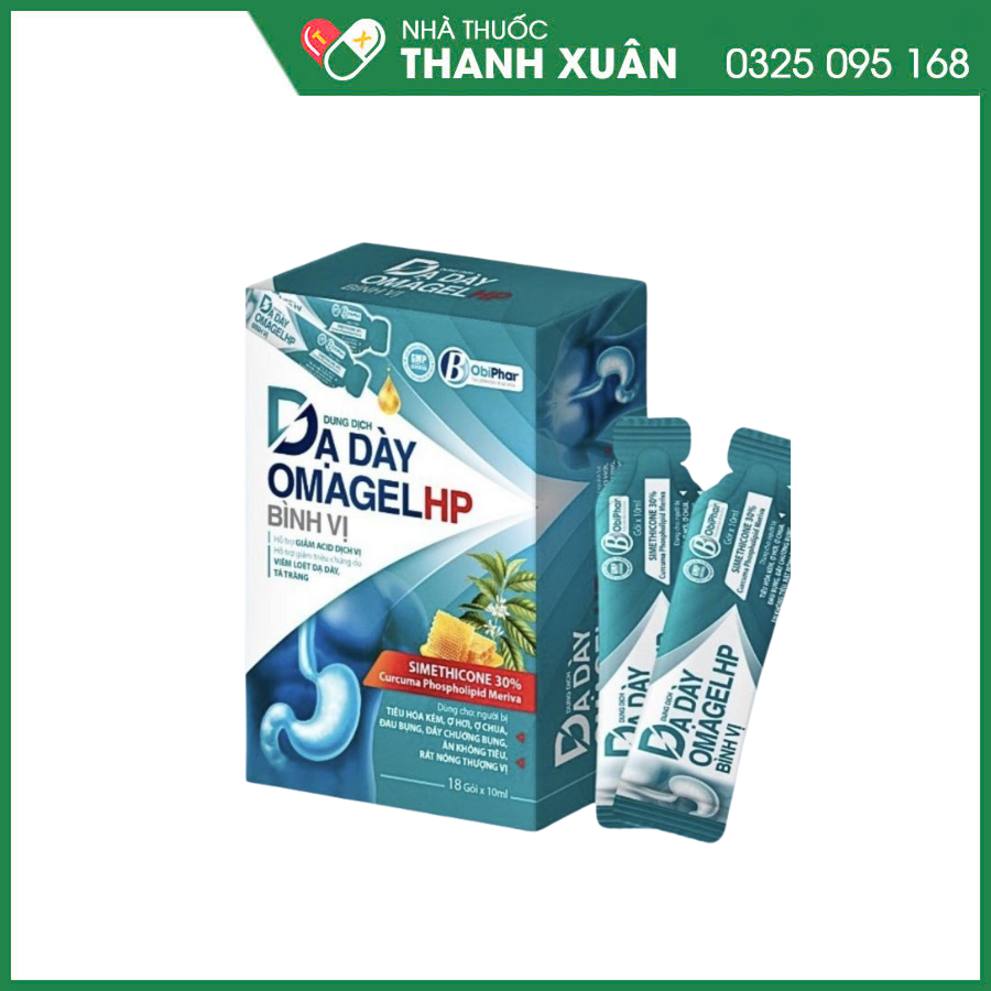 Dung dịch dạ dày OmagelHP Bình Vị